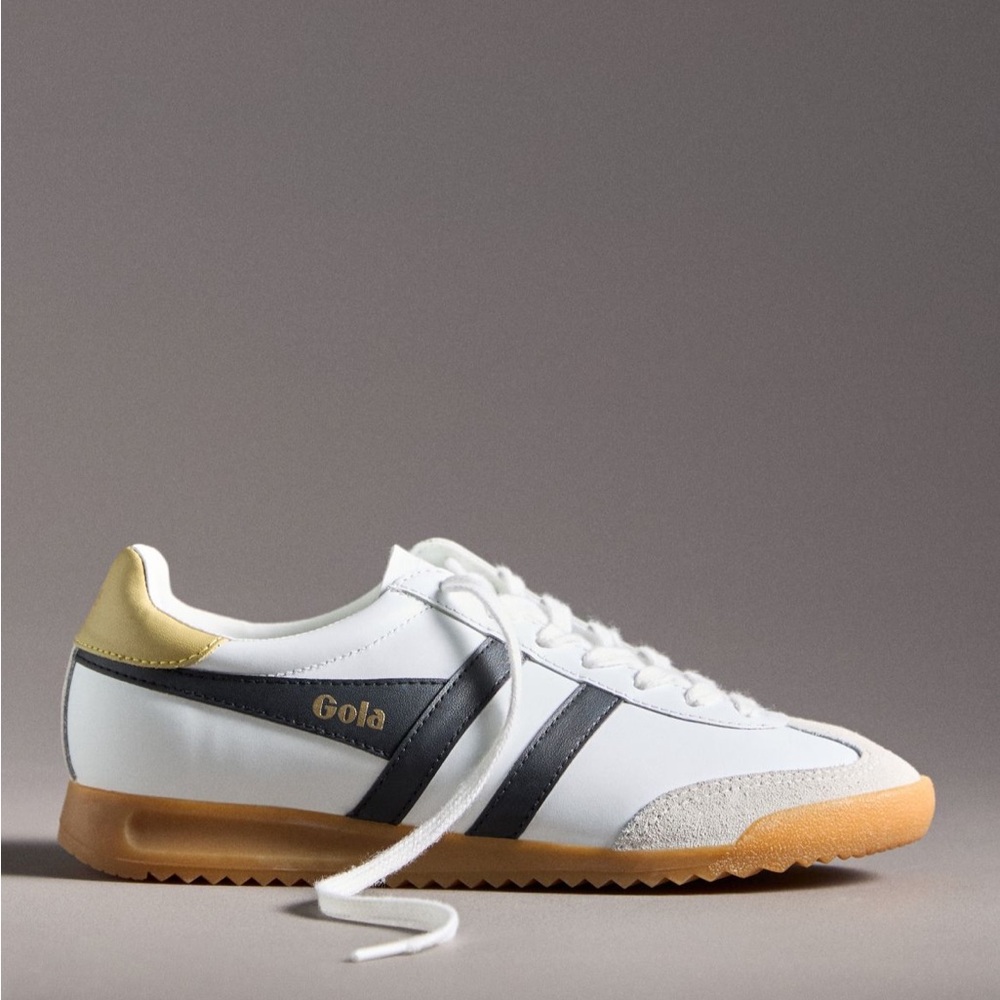 Gola Torpedo Sneakers white/black/lemon women’s size 8.5 EU 39.5